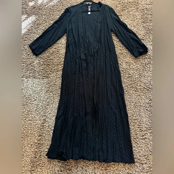 SavagexFenty Woven Voile Monogram Sleep Long Robe - Picture 5 of 11